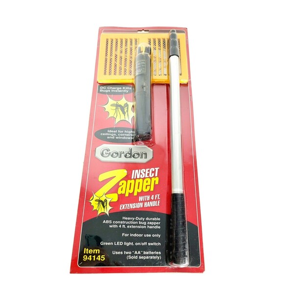 VTG Gordon Insect Zapper Large Long Telescopic Handle Handheld Battery Operated - Picture 3 of 4